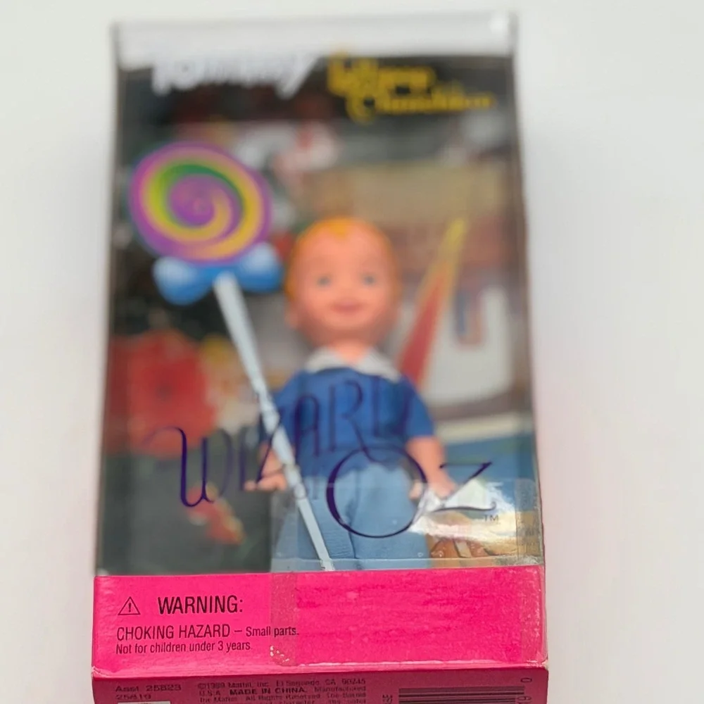 Mattel Wizard of Oz Tommy as Lollipop Munchkin Doll 1999 Vintage 25823 NIB